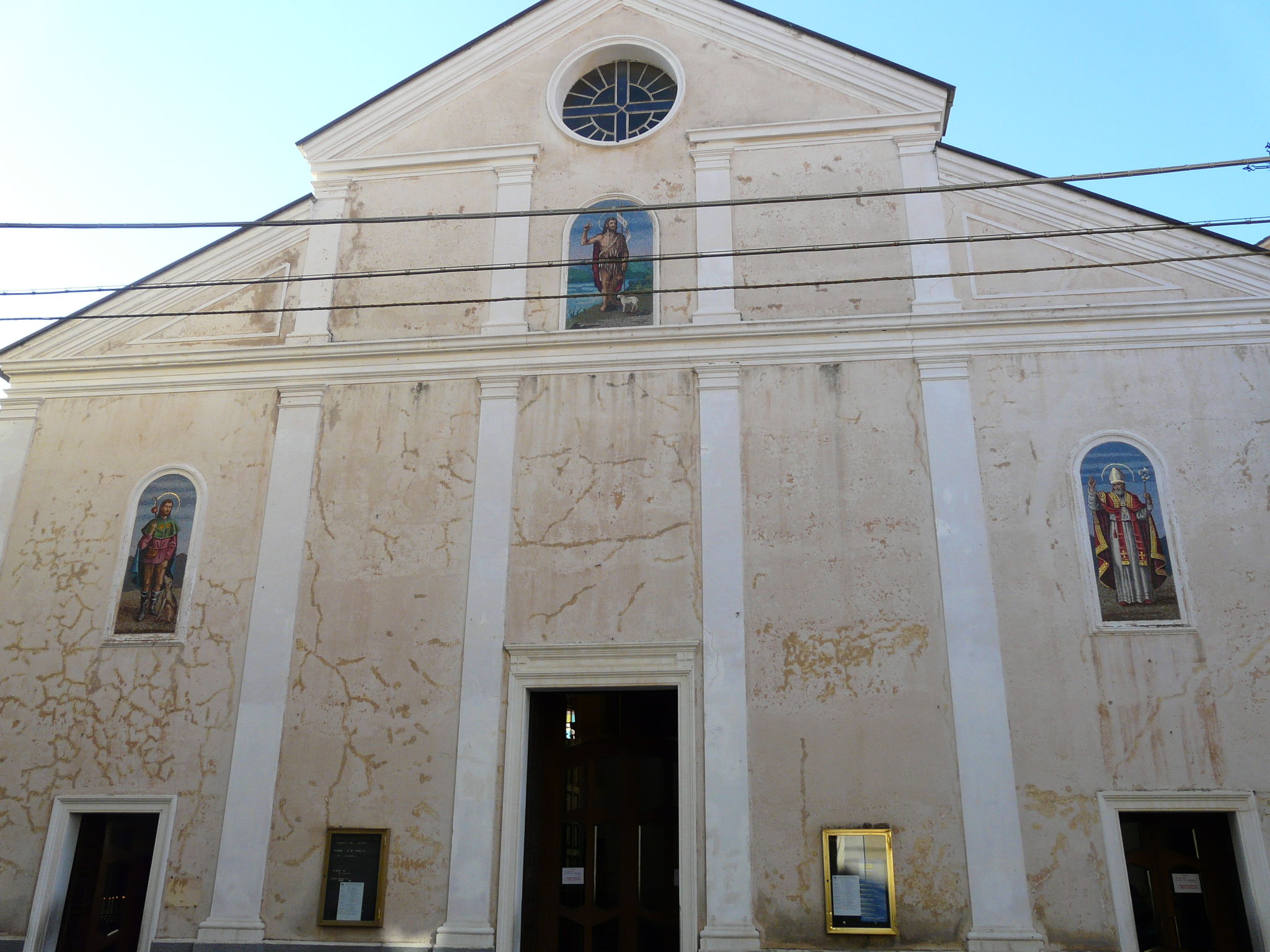 la Chiesa dei Santi Giovanni Battista ed Eugenio